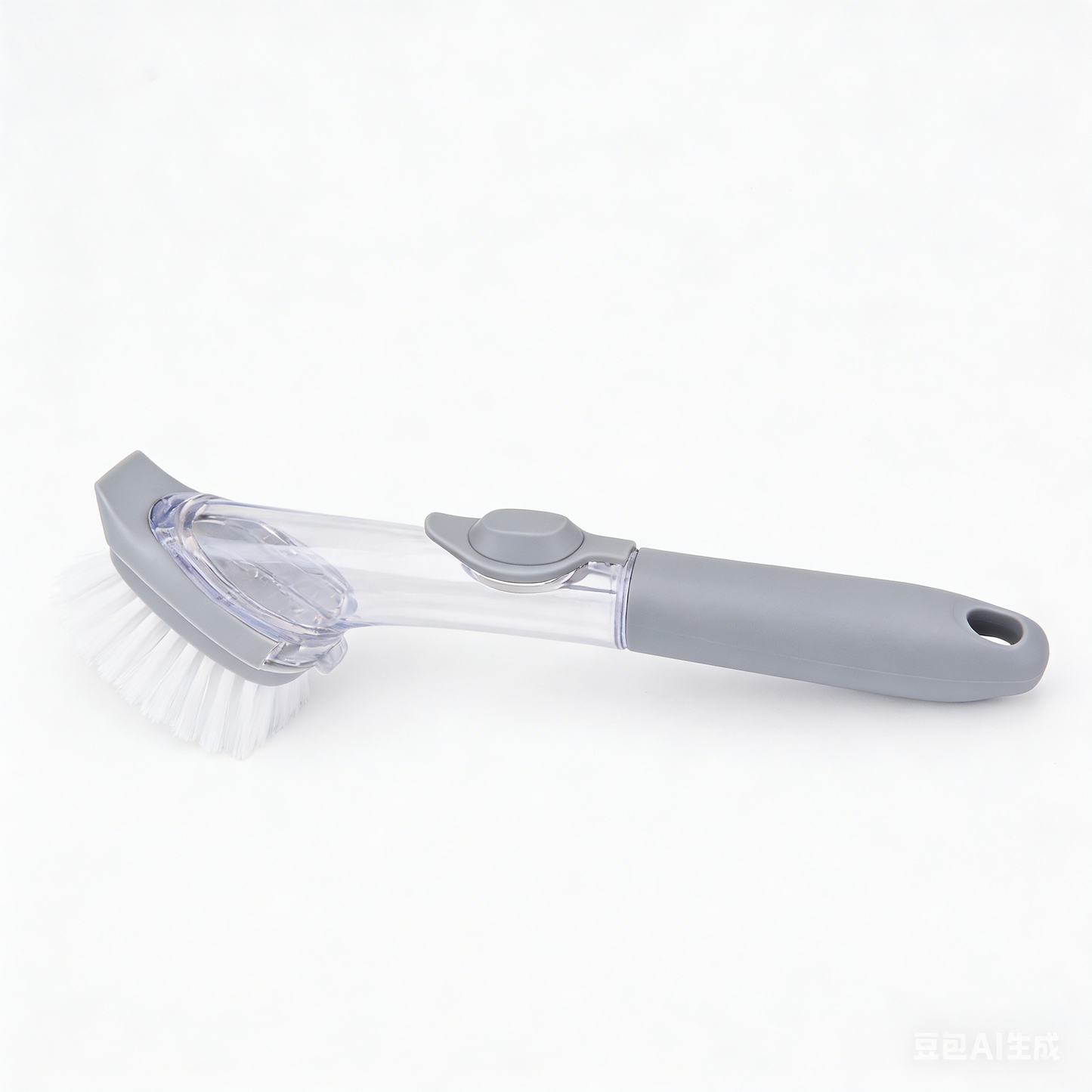 Soap Dispensing Pot & Dish Brush with Hanging Hook & Sponge Refills