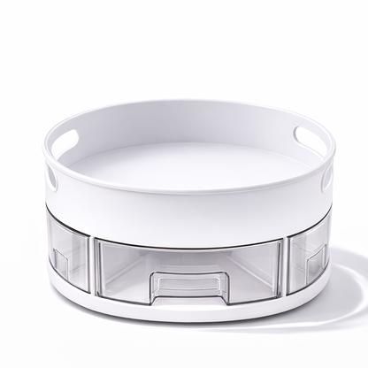 360° Rotating Kitchen Spice Rack - Ultimate Multifunctional Seasoning Storage Organizer